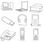 Outlined Communications Icons